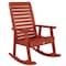 Highwood Usa Weatherly Rocking Chair Outdoor Furniture for Patio, Backyard, Garden AD-RKCH2-RED - alternate 1